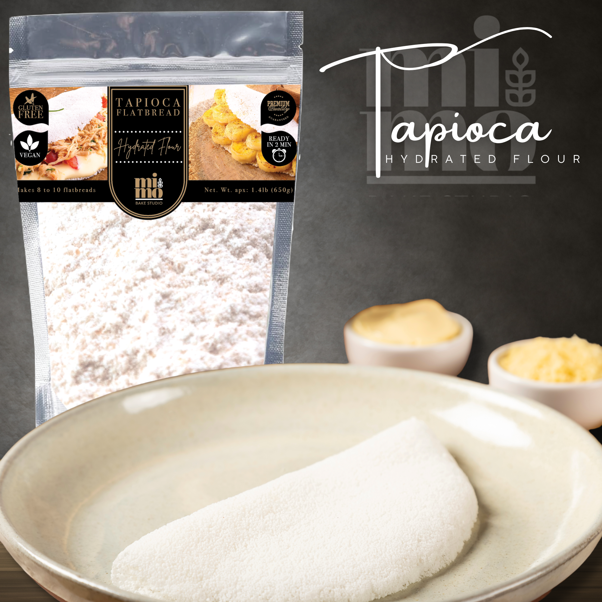 Tapioca Wrappers Brazilian Tapioca - 3 packs (1.43 lb each) – Mimo Shop